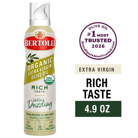 Bertolli Organic Extra Virgin Olive Oil Spray, Rich Taste