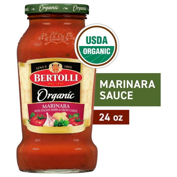 Bertolli Organic Marinara Sauce, Organic Pasta Sauce, 24 oz