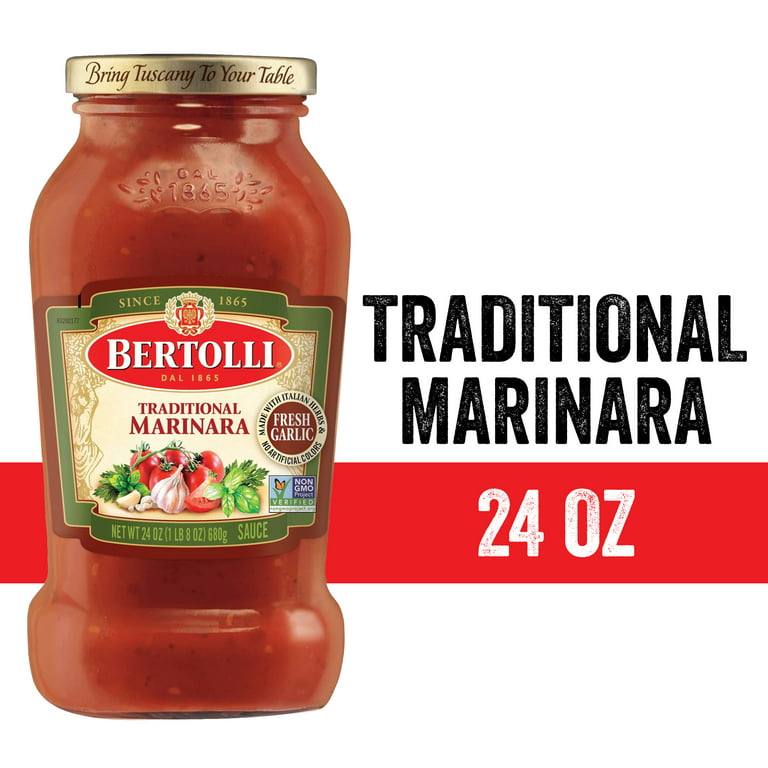 https://i5.walmartimages.com/seo/Bertolli-Traditional-Marinara-Sauce-with-Italian-Herbs-and-Fresh-Garlic-Made-with-Vine-Ripened-Tomatoes-24-oz_da397a8d-1575-4763-971b-4ea53183a5d5.4f07be51795311d007fe5afb2e3ab5f4.jpeg?odnHeight=768&odnWidth=768&odnBg=FFFFFF