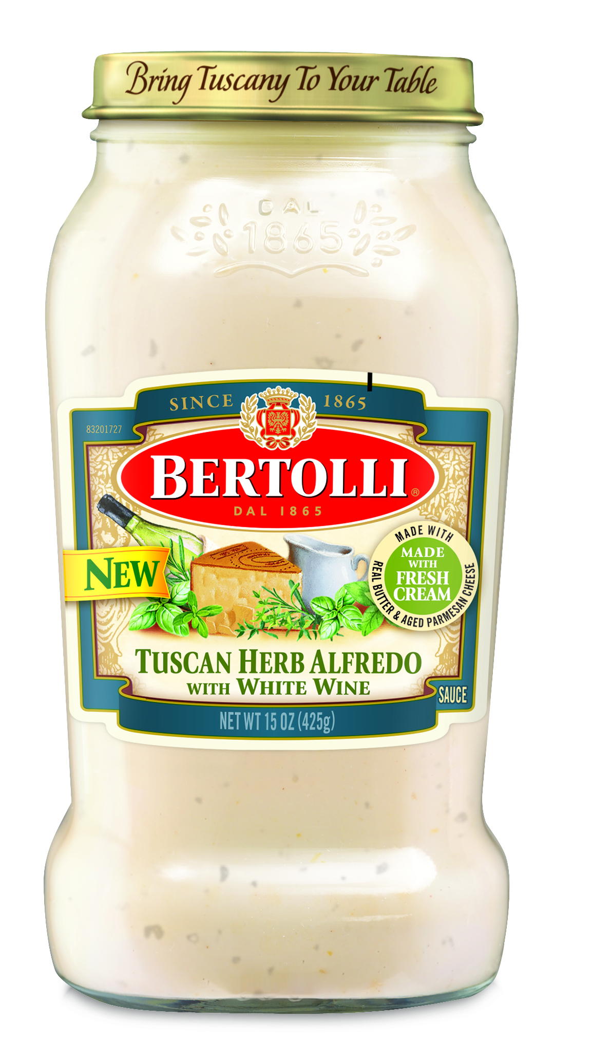 Bertolli Tuscan Herb Alfredo with White Wine Pasta Sauce, 15 oz