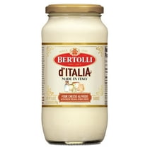 Bertolli d'Italia Four Cheese Alfredo Pasta Sauce, Authentic Tuscan Style Pasta Sauce Made in Italy, 16.9 oz