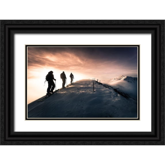 Bertoncelj, Sandi 14x10 Black Ornate Wood Framed with Double Matting Museum Art Print Titled - Blessed Moments