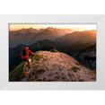 thumbnail image 1 of Bertoncelj, Sandi 18x13 White Modern Wood Framed Museum Art Print Titled - Riding Ridge Singletrack, 1 of 4