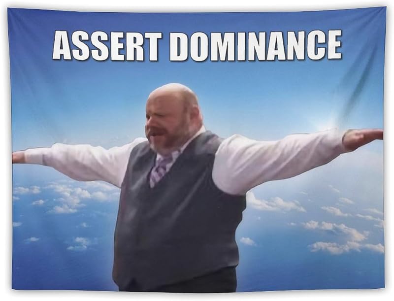 Bertram - Superior Assert Dominance Tapestry for Bedroom, College Dorm ...
