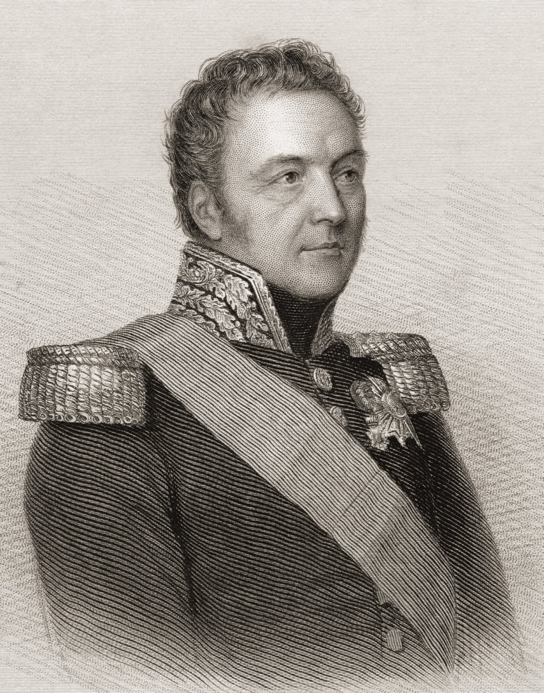 Bertrand Count Clausel (or Clauzel) 1772 Canvas Art - Ken Welsh Design Pics (24 x 30)