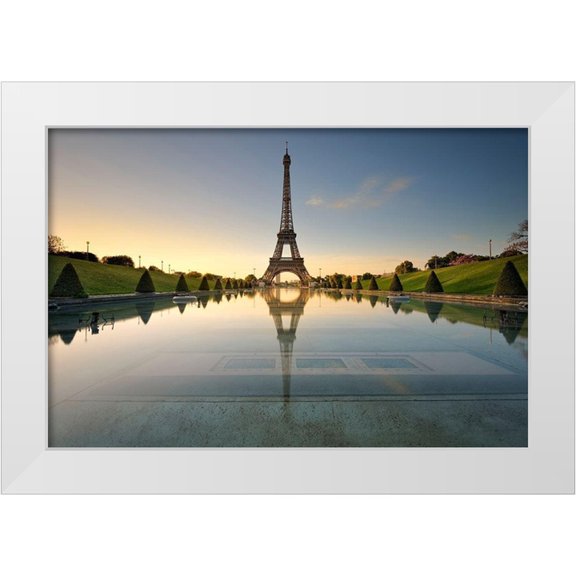 Bertrande, Arnaud 14x11 White Modern Wood Framed Museum Art Print Titled - Le Miroir de la Dame de Fer