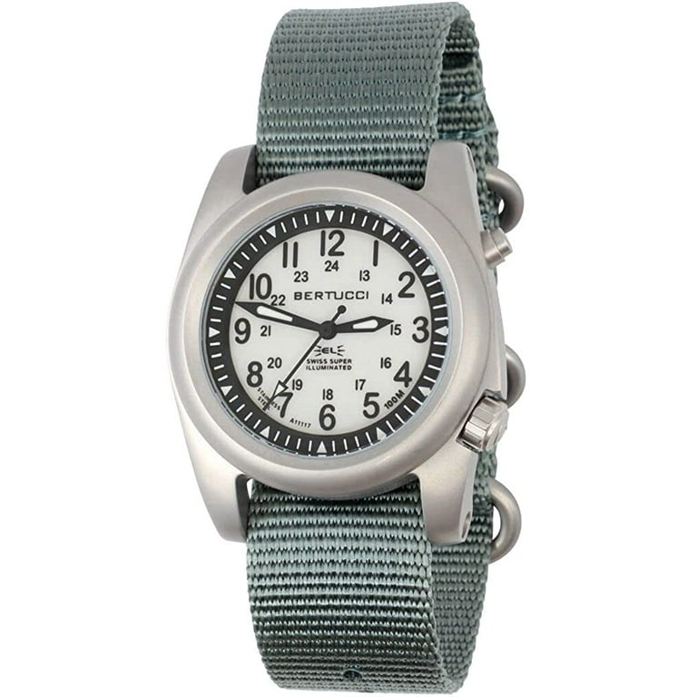 Bertucci A 2SEL Vintage Drab Strap 40mm Electroluminescent Dial