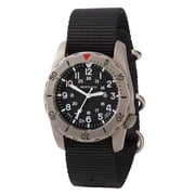 BERTUCCI  40 mm Titanium Field Watch - A-2TR Field Pro  - Black dial, Black Nylon Band - 12114