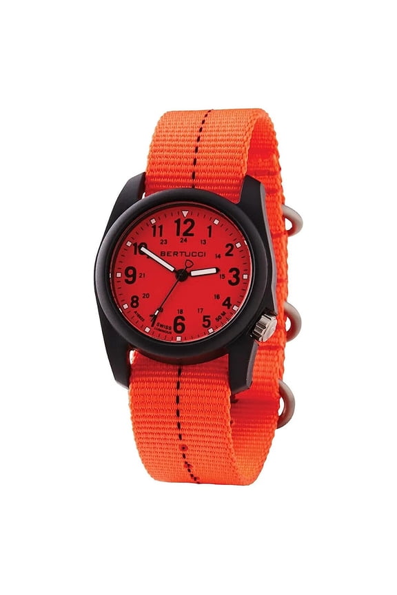 DX3 Plus Watch | Blaze Dial | Blaze w/Black Dash Line Band | Black Case