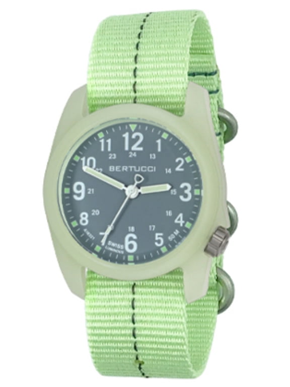 DX3 Plus Glow Drab Dash Nylon Strap 40mm Drab White Glow Field Watch