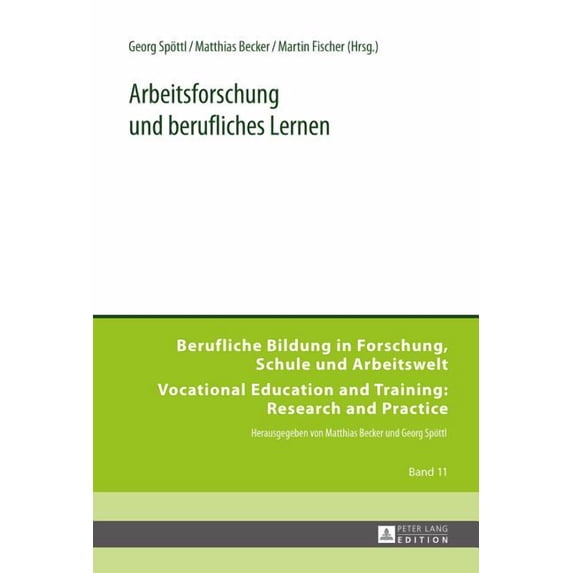 Berufliche Bildung in Forschung, Schule Und Arbeitswelt / Vo: Arbeitsforschung und berufliches Lernen (Hardcover)