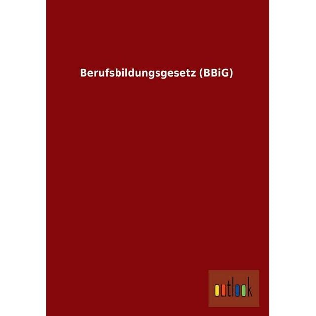 Berufsbildungsgesetz (BBiG) (Paperback)