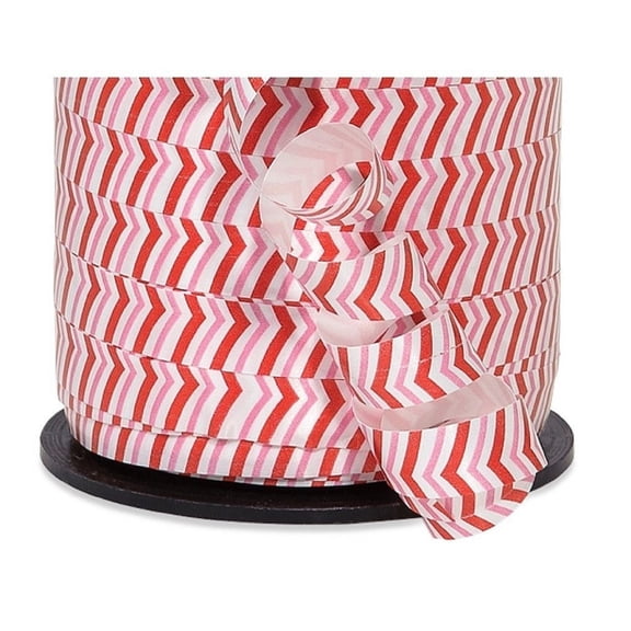 Berwick A11104-1H250-C075 Offray Curl Peppermint Stick Ribbon, 3/8" W X 250 yd