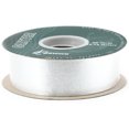 thumbnail image 1 of Berwick Offray Glitter Floral All Occasion Silver Polypropylene Craft Ribbon, 1800" x 1.25", 1 of 5