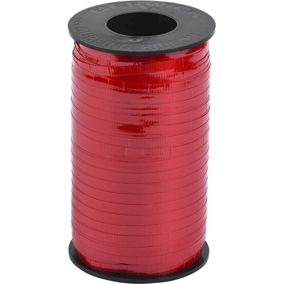 Berwick Splendorette 3/16" x 500yds - Red Glossy Lacquer Curling Ribbon