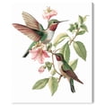 thumbnail image 1 of Berylline Pair Canvas Print Floral Art by Art Remedy, Gallery Wrapped, 24 x 30, 1 of 6