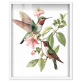 thumbnail image 1 of Berylline Pair Shadowbox Print Floral Art by Art Remedy, White Frame, 30 x 36, 1 of 6