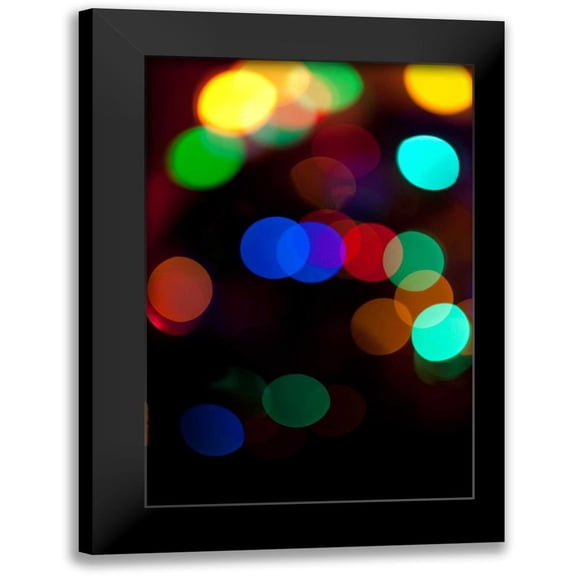 Berzel, Erin 11x14 Black Modern Framed Museum Art Print Titled - Colorful Bokeh
