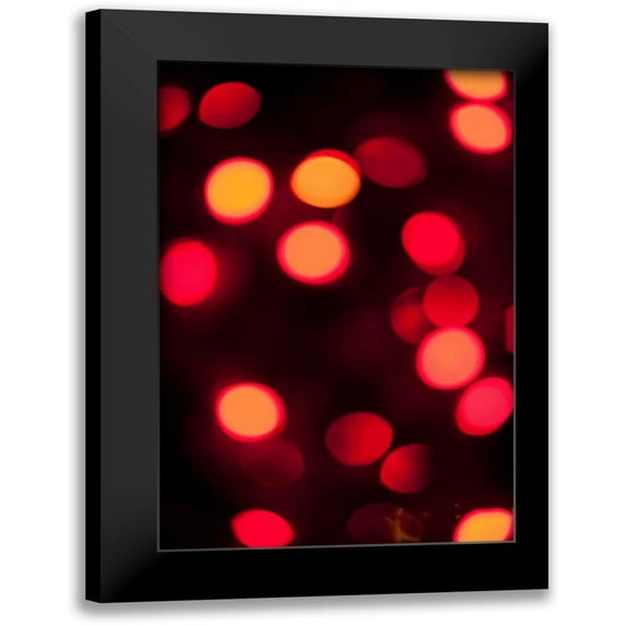 Berzel, Erin 11x14 Black Modern Framed Museum Art Print Titled - Red Bokeh
