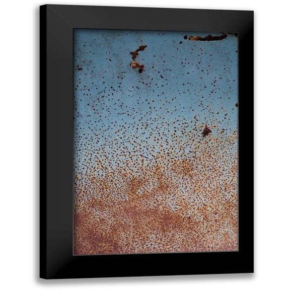 Berzel, Erin 11x14 Black Modern Framed Museum Art Print Titled - Rust on Antique Car II