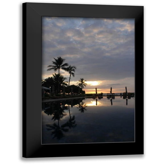 Berzel, Erin 11x14 Black Modern Framed Museum Art Print Titled - Tropical Paradise