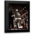 thumbnail image 1 of Berzel, Erin 13x18 Black Modern Framed Museum Art Print Titled - FDNY Firefighter I, 1 of 5