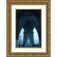 thumbnail image 1 of Berzel, Erin 13x18 Gold Ornate Wood Framed with Double Matting Museum Art Print Titled - St. Johns Arches I, 1 of 4