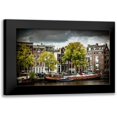 thumbnail image 1 of Berzel, Erin 14x11 Black Modern Framed Museum Art Print Titled - Amstel and Kerkstraat, 1 of 5