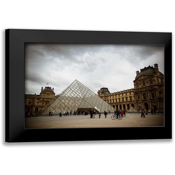 Berzel, Erin 14x11 Black Modern Framed Museum Art Print Titled - The Louvre I