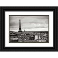 thumbnail image 1 of Berzel, Erin 14x11 Black Ornate Wood Framed with Double Matting Museum Art Print Titled - Paris BW I, 1 of 4