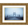 thumbnail image 1 of Berzel, Erin 14x11 Gold Ornate Wood Framed with Double Matting Museum Art Print Titled - Westbound on the Bridge II, 1 of 4