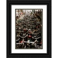 thumbnail image 1 of Berzel, Erin 17x24 Black Ornate Wood Framed with Double Matting Museum Art Print Titled - Amsterdams Fietsflat I, 1 of 4