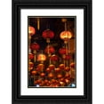 thumbnail image 1 of Berzel, Erin 17x24 Black Ornate Wood Framed with Double Matting Museum Art Print Titled - Chinese Lanterns I, 1 of 4
