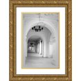 thumbnail image 1 of Berzel, Erin 17x24 Gold Ornate Wood Framed with Double Matting Museum Art Print Titled - El Prado II, 1 of 4