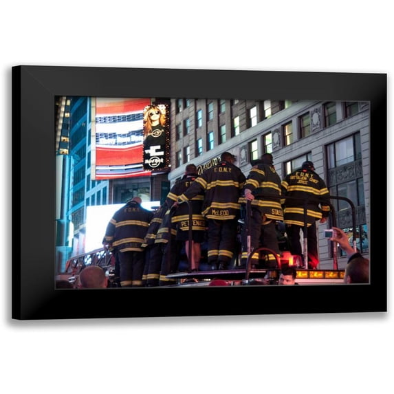 Berzel, Erin 18x13 Black Modern Framed Museum Art Print Titled - Pride of Midtown III