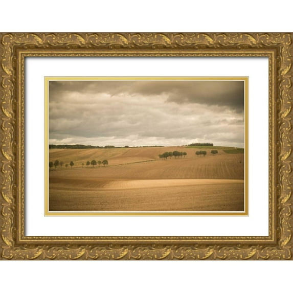 Berzel, Erin 18x13 Gold Ornate Wood Framed with Double Matting Museum Art Print Titled - French Countryside I