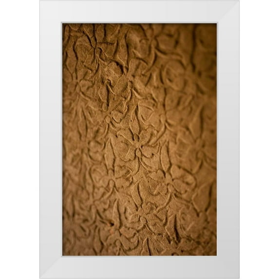 Berzel, Erin 23x32 White Modern Wood Framed Museum Art Print Titled - Orchid Carving I