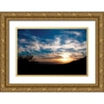 thumbnail image 1 of Berzel, Erin 24x17 Gold Ornate Wood Framed with Double Matting Museum Art Print Titled - Sunset in Joshua Tree I, 1 of 4