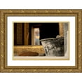 thumbnail image 1 of Berzel, Erin 24x17 Gold Ornate Wood Framed with Double Matting Museum Art Print Titled - Temple Renovation II, 1 of 4