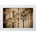 thumbnail image 1 of Berzel, Erin 24x17 White Modern Wood Framed Museum Art Print Titled - Louvre Lampposts I, 1 of 4