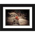thumbnail image 1 of Berzel, Erin 32x23 Black Ornate Wood Framed with Double Matting Museum Art Print Titled - Elephant Terrace I, 1 of 4