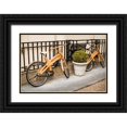 thumbnail image 1 of Berzel, Erin 32x23 Black Ornate Wood Framed with Double Matting Museum Art Print Titled - Wooden Bicycles in Amsterdam, 1 of 4
