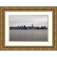 thumbnail image 1 of Berzel, Erin 32x23 Gold Ornate Wood Framed with Double Matting Museum Art Print Titled - NYC Skyline I, 1 of 4