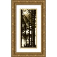 thumbnail image 1 of Berzel, Erin 8x14 Gold Ornate Wood Framed with Double Matting Museum Art Print Titled - Sepia Shadows II, 1 of 4