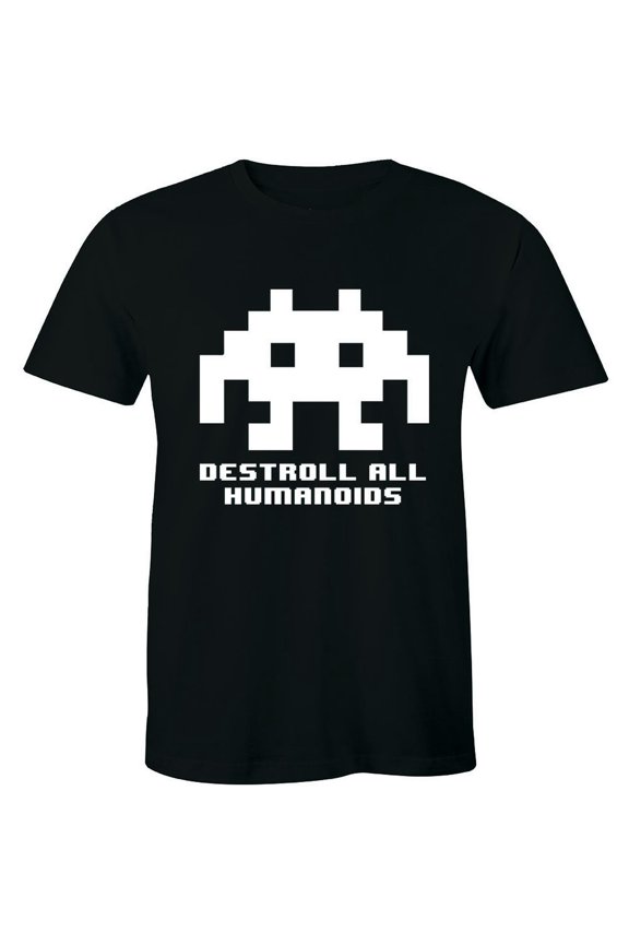 Berzerk Robot T Shirt Retro Video Game Arcade Gamer Geek Nerd Tee Gaming All Size S-5Xl
