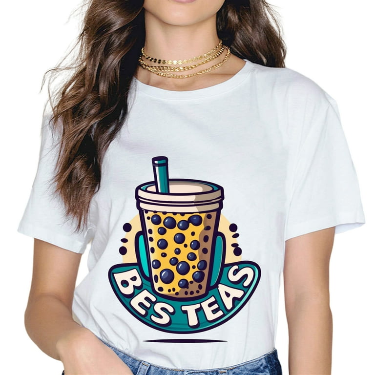 Bes-Teas - Besties Best Friends Bubble Tea Boba Cute T Shirt Bes-Teas - Besties Best Friends Bubble Tea Boba Cute T Shirt