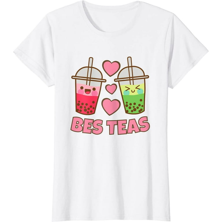 Bes Teas - Besties Best Friends Bubble Tea Boba Cute T Shirt Bes Teas - Besties Best Friends Bubble Tea Boba Cute T Shirt