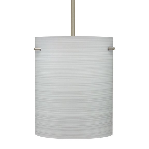 Besa Lighting 1TT-4006KR-LED-SN Tamburo Pendant Satin Nickel