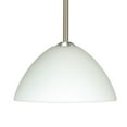 thumbnail image 1 of Tessa 1 - Light Satin Nickel/Silver Contemporary Incandescent Brass And Steel Pendant Light, 1 of 3