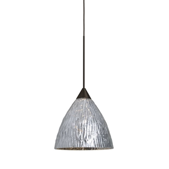 Besa Lighting - Eve-One Light Cord Pendant-5 Inches Wide by 4.5 Inches